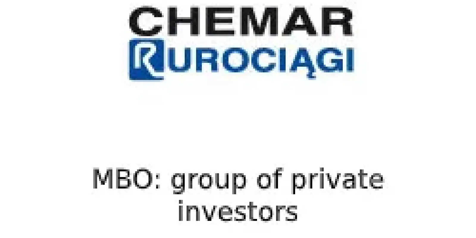 Chemar Rurociągi & MBO: group of private investors