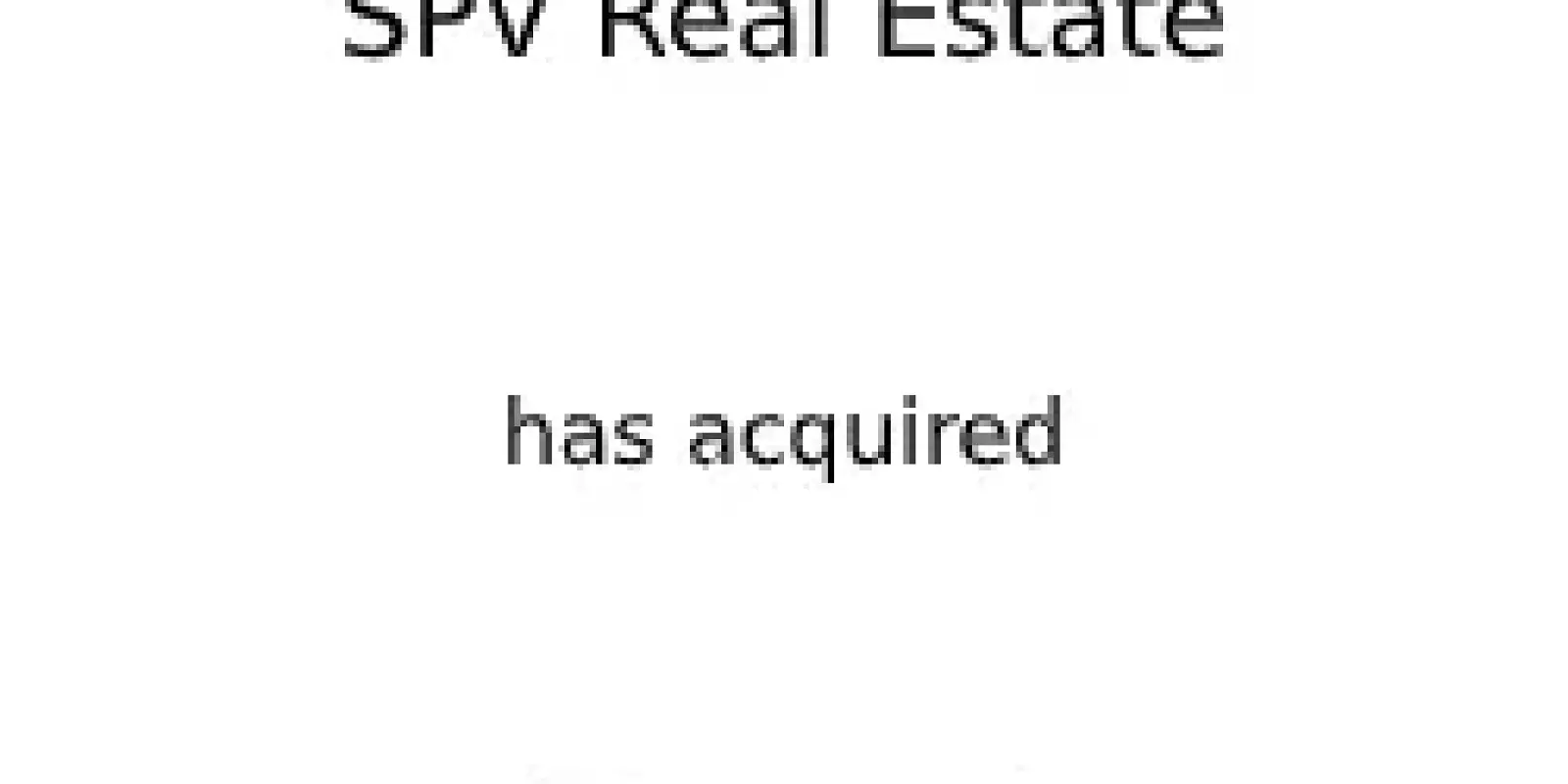 SPV Real Estate & CGD Bank