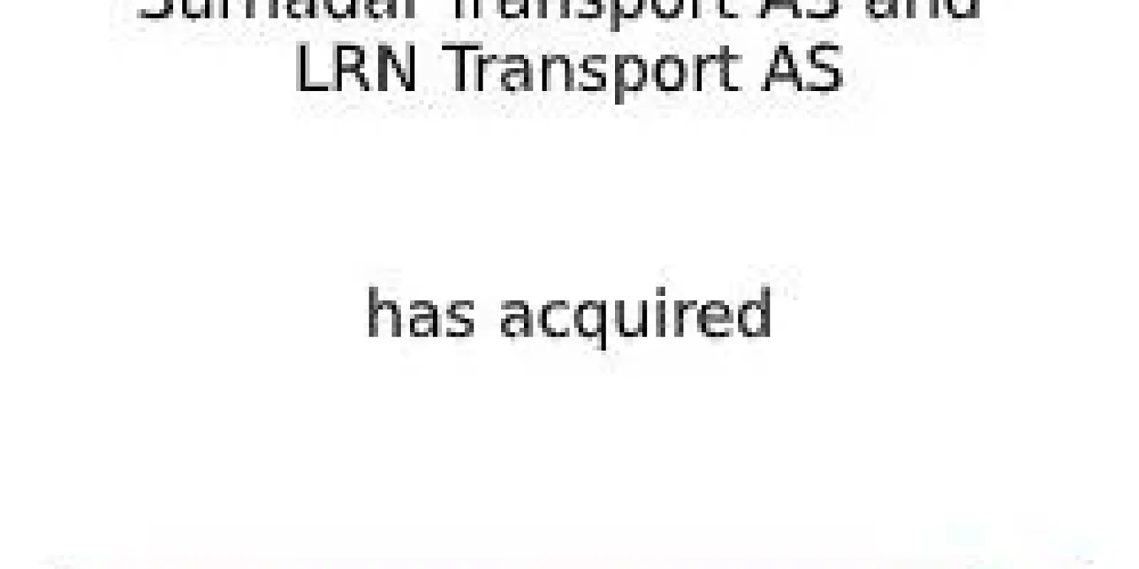 Consortium & Toten Transport Deal