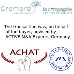 Cremare Tierkrematorien GmbH, part of La Compagnie & ACHAT Tierkrematorium deal